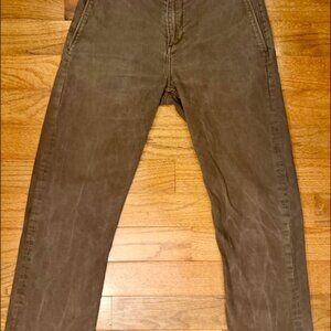 Freenote Cloth Deck Pant Bark Size 29. Measured W32/L29. Used condition.